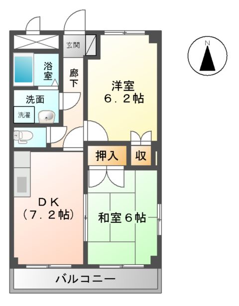 グリーンヒルズの間取り
