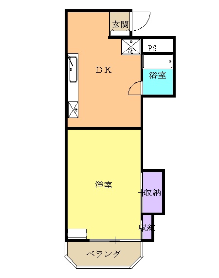コーポエレガンスの間取り