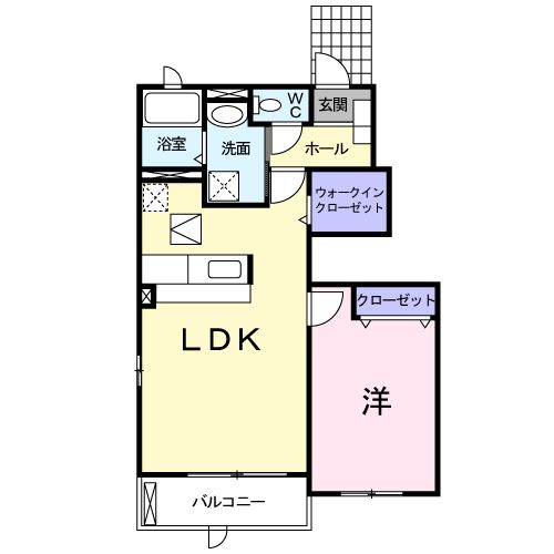 リベルテ道徳の間取り