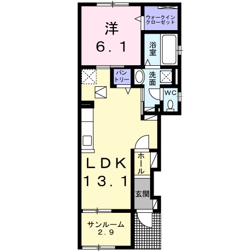 ストラータAの間取り