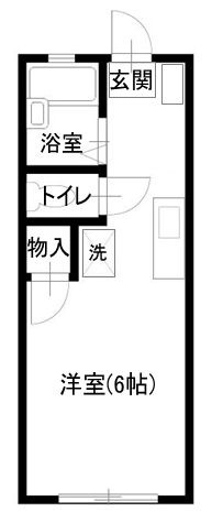 ピアコート久が原・101号室の間取り