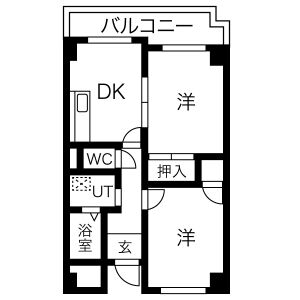 ラテラス服部の間取り