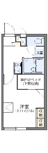 レオパレスeggplantⅡの間取り