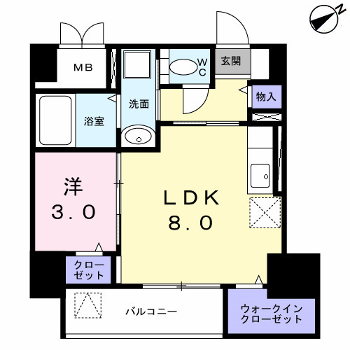 ラ・フュンフの間取り