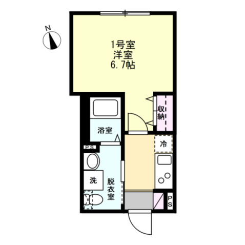浜風と憩いのラテの間取り