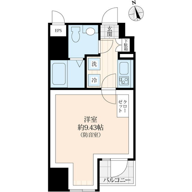 ラシクラスLAZO ginza-eastの間取り