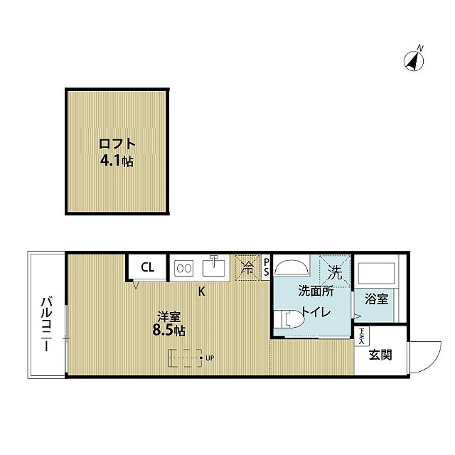 シャルマン港町の間取り