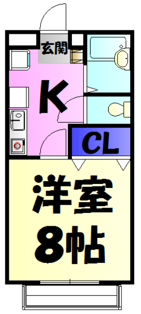 ドエル穴川の間取り