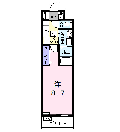 セレーノ　カーサ・01020号室の間取り