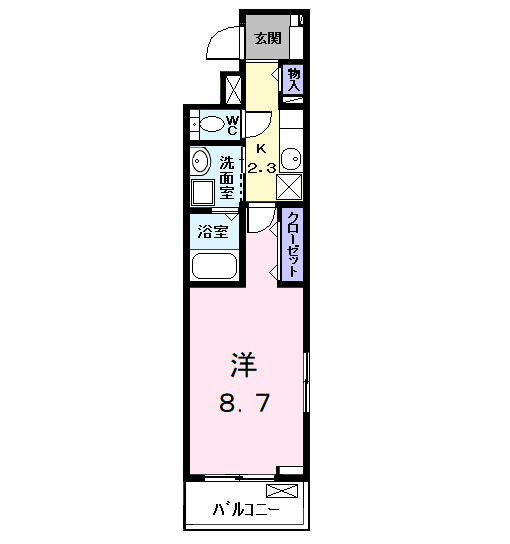 セレーノ　カーサ・03010号室の間取り