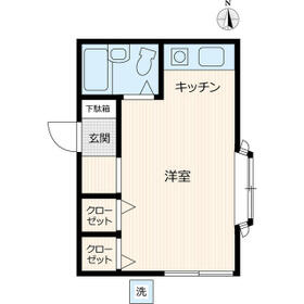 サヅカハイツの間取り