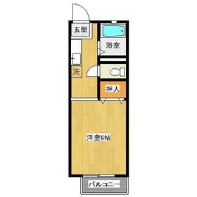 廣井ハイツ・302号室の間取り