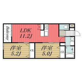 物件名非公開の間取り