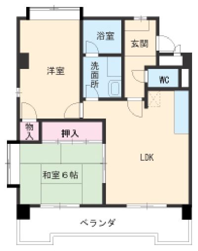 メゾン見晴台の間取り