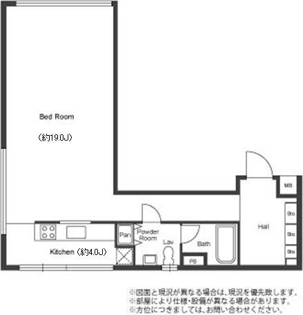 グランカーサ六本木・0101号室の間取り