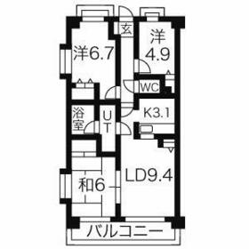 グランディールＪＭ・401号室の間取り