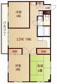 アクティーコーポ・309号室の間取り
