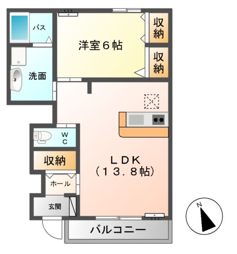メゾン・アンソレイユの間取り