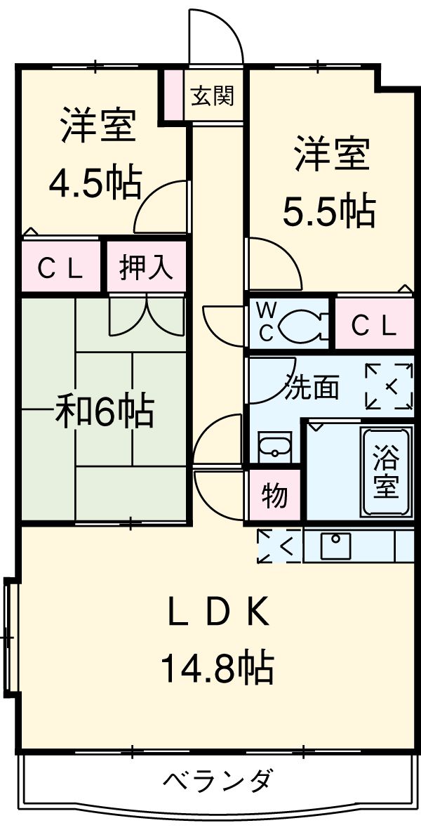 エスペランサAOIの間取り