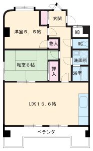 ユーキマンションの間取り