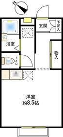 ボナージュＢ・201号室の間取り