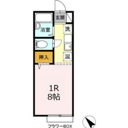 たかおか荘の間取り