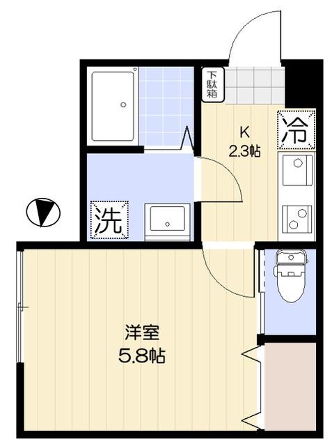 エクセラン堀切菖蒲園の間取り