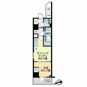 Brun Pilier日本橋・701号室の間取り