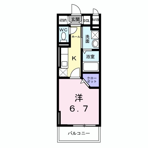 オリエントレジデンス門真殿島町の間取り