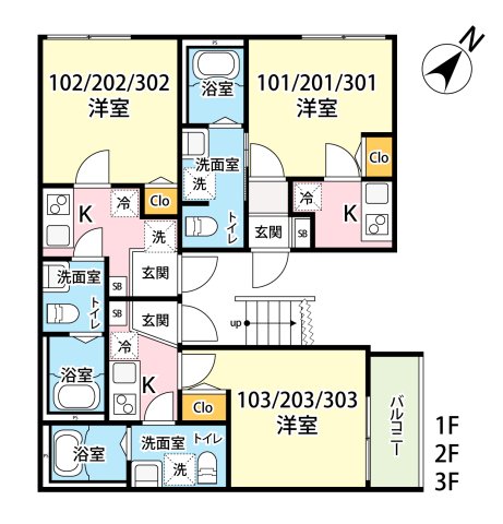 AKrystalの間取り