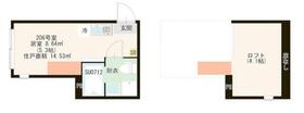 マルバ上板橋・0206号室の間取り