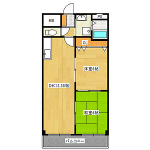 クラスレス八田の間取り