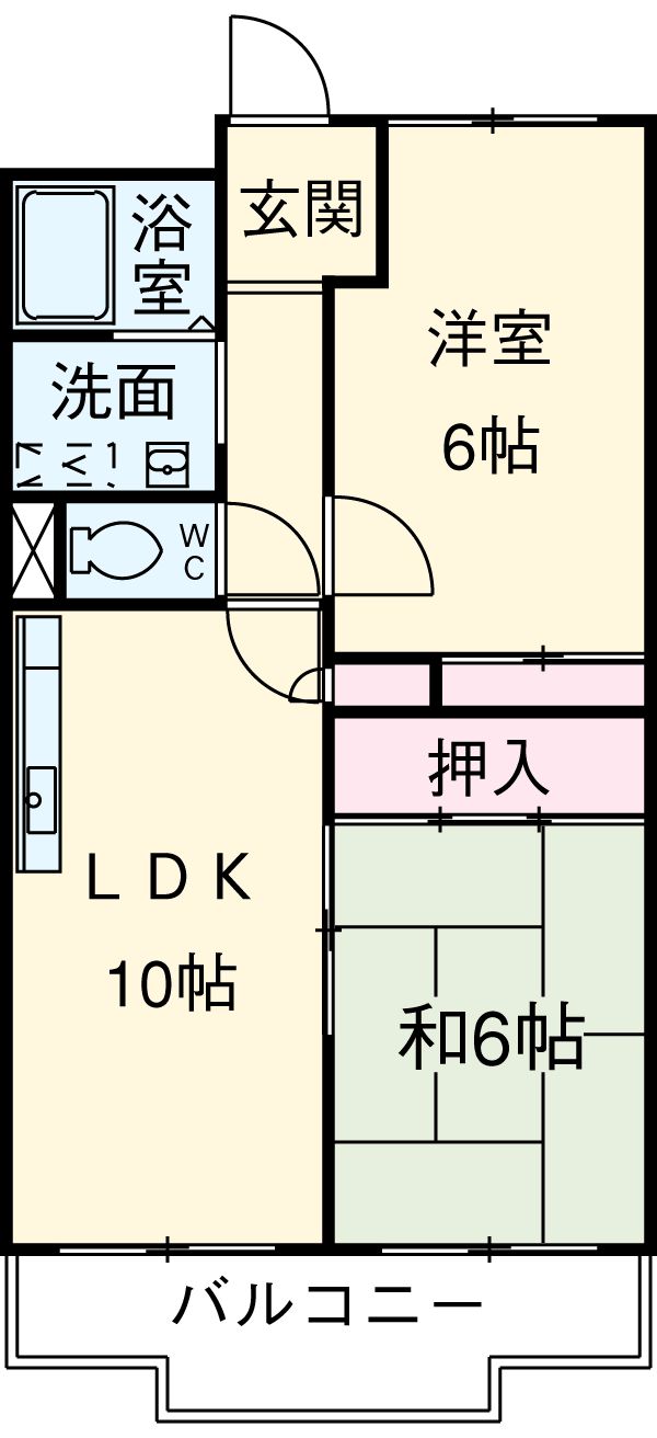 パティオクラブ滝ノ水の間取り