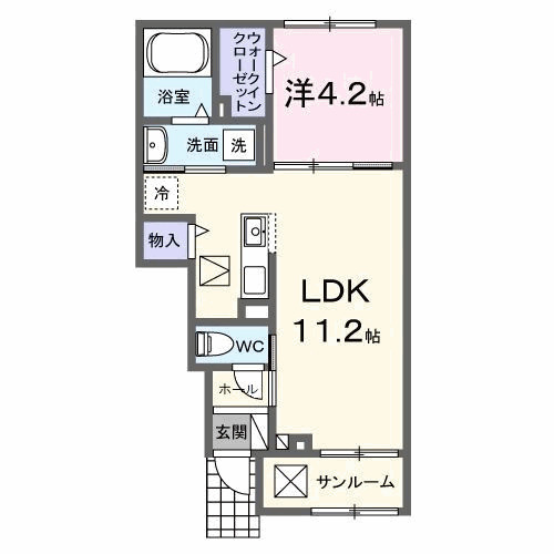 クルールDの間取り