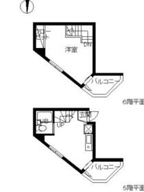 スカイコート高田馬場第3の間取り