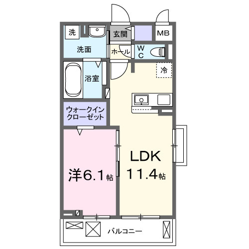 パルクヴィラⅡ・03010号室の間取り