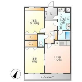 リベルテ岩槻の間取り