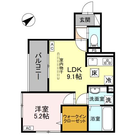 La Maison 本町の間取り