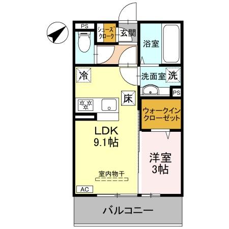 La Maison 本町の間取り