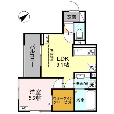 La Maison 本町の間取り
