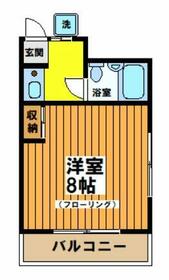 山本アパート・301号室の間取り