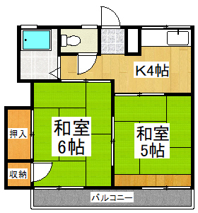 シティハイム南町の間取り