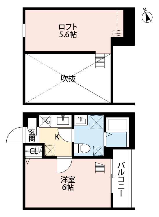 B・FLATS(ビーフラッツ)の間取り