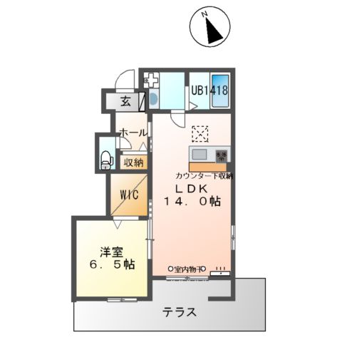 サンティエ・アベニールの間取り