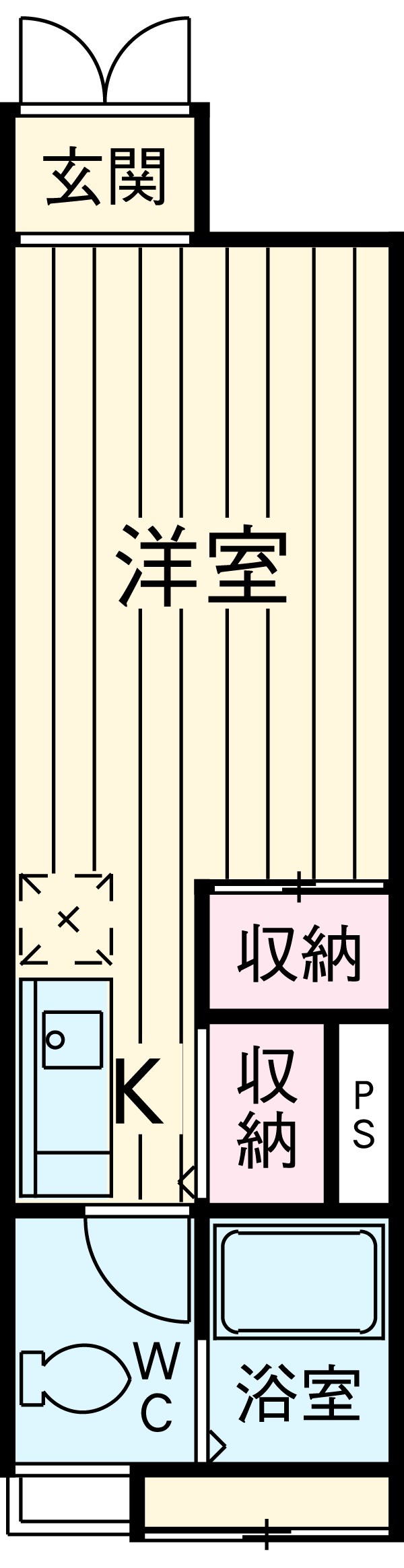 ＲＩＧＡＴＯ－Ｆ（リガートエフ）・104号室の間取り