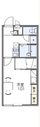 レオパレスS136の間取り