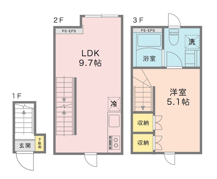 FERIO東向島第2・203号室の間取り