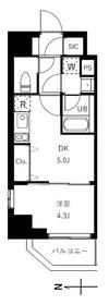 グランジット蔵前・0301号室の間取り