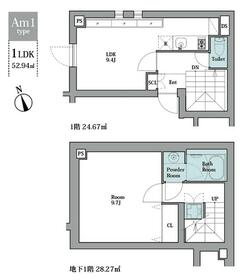 LEGALAND早稲田鶴巻町の間取り