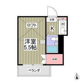北松戸第７レジデンス・202号室の間取り